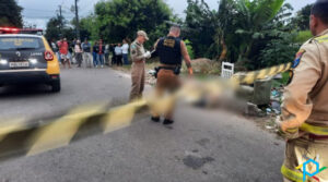 Cajuru: mulher encontra marido morto com vários tiros em rua