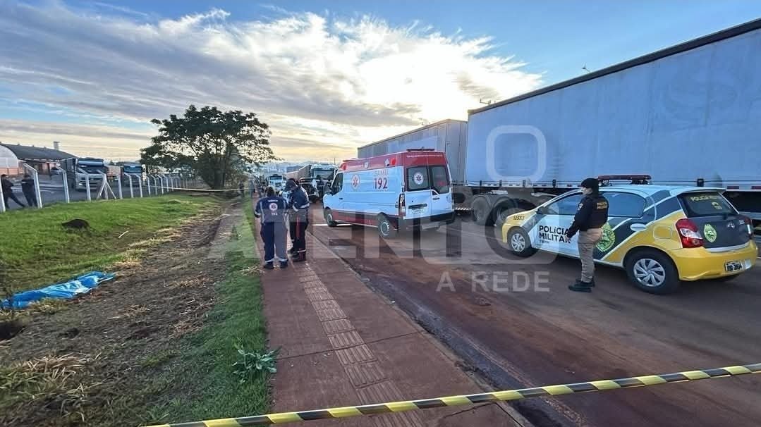 Dois caminhoneiros são mortos após briga em fila de descarga em Ponta Grossa<br>