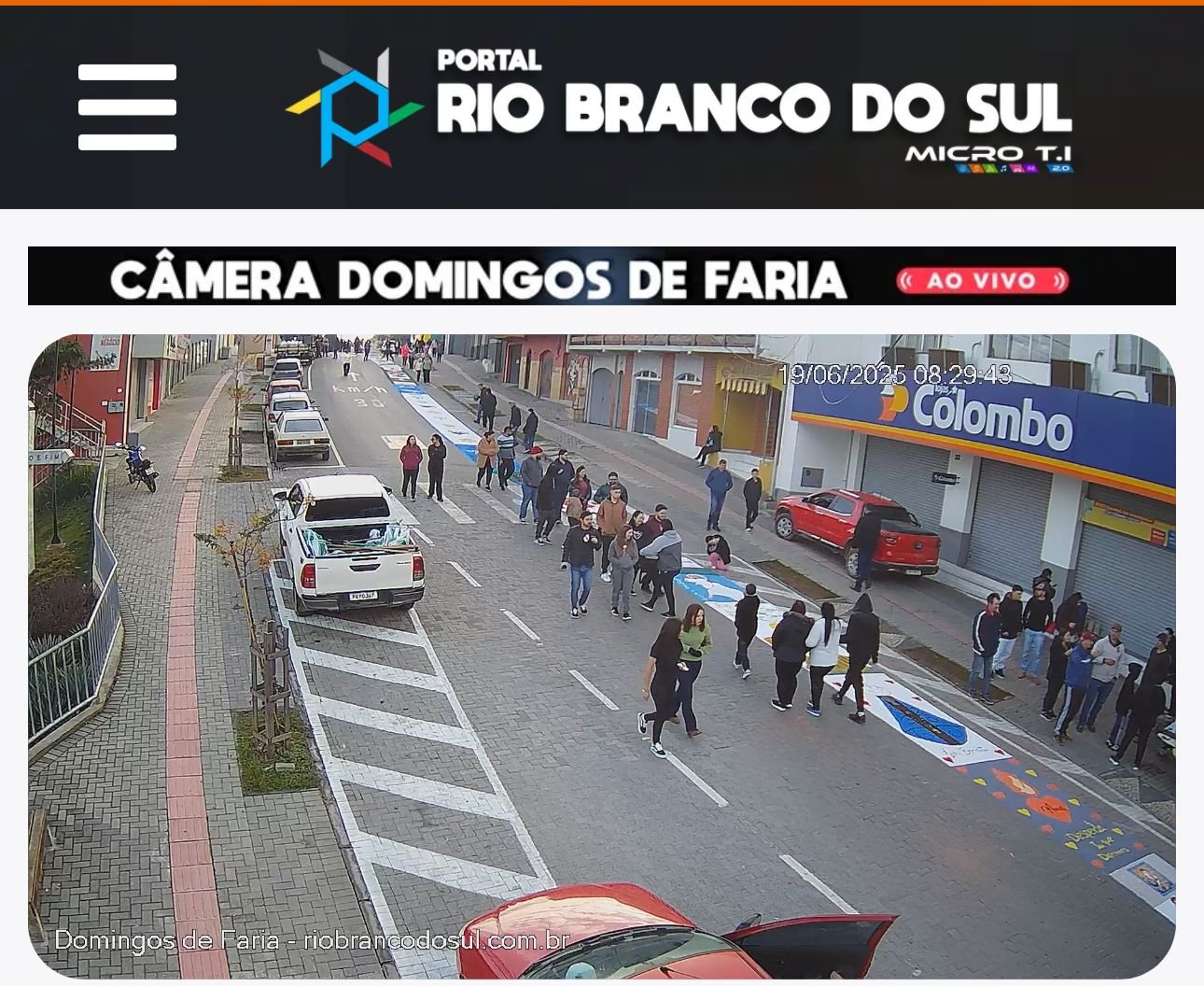 Fé, união e tradição marcam o Corpus Christi em Rio Branco do Sul