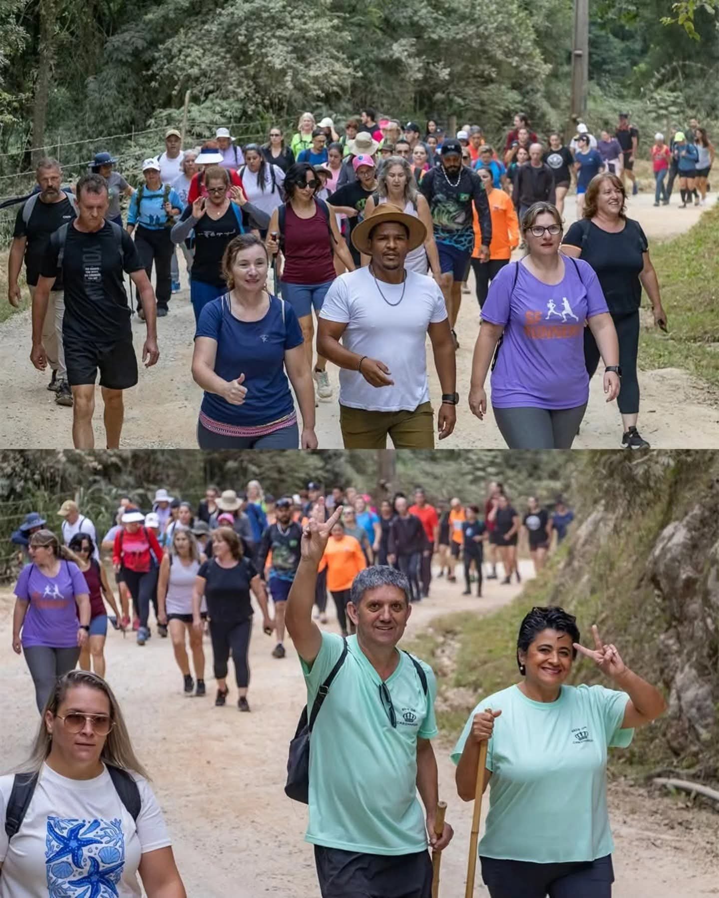 CAMINHADA NA NATUREZA REÚNE MAIS DE 600 PARTICIPANTES EM RIO BRANCO DO SUL