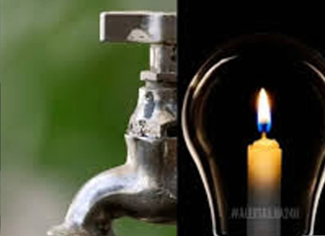 DE DIA FALTA ÁGUA, DE NOITE FALTA LUZ