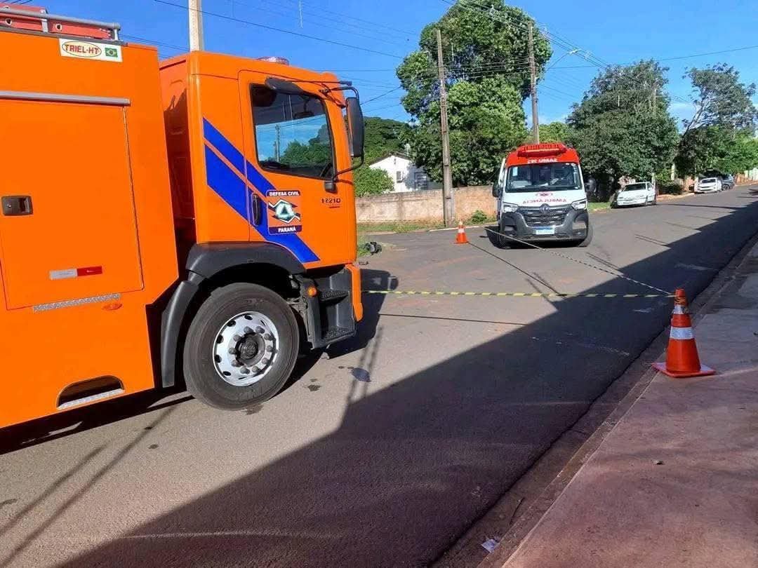 AVÓ MORRE ATROPELADA AO SALVAR NETO DE 2 ANOS.