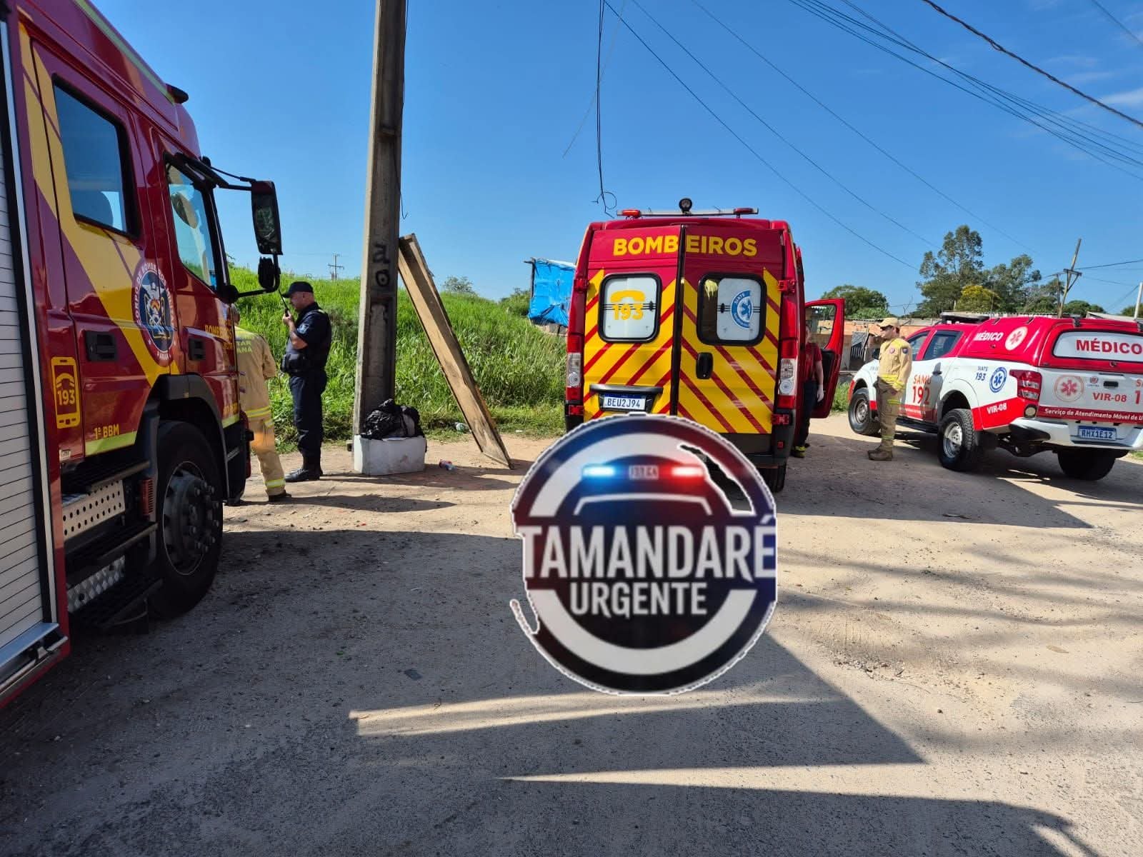 HOMEM FICA EM ESTADO GRAVÍSSIMO APÓS SER ATROPELADO POR TREM EM CURITIBA