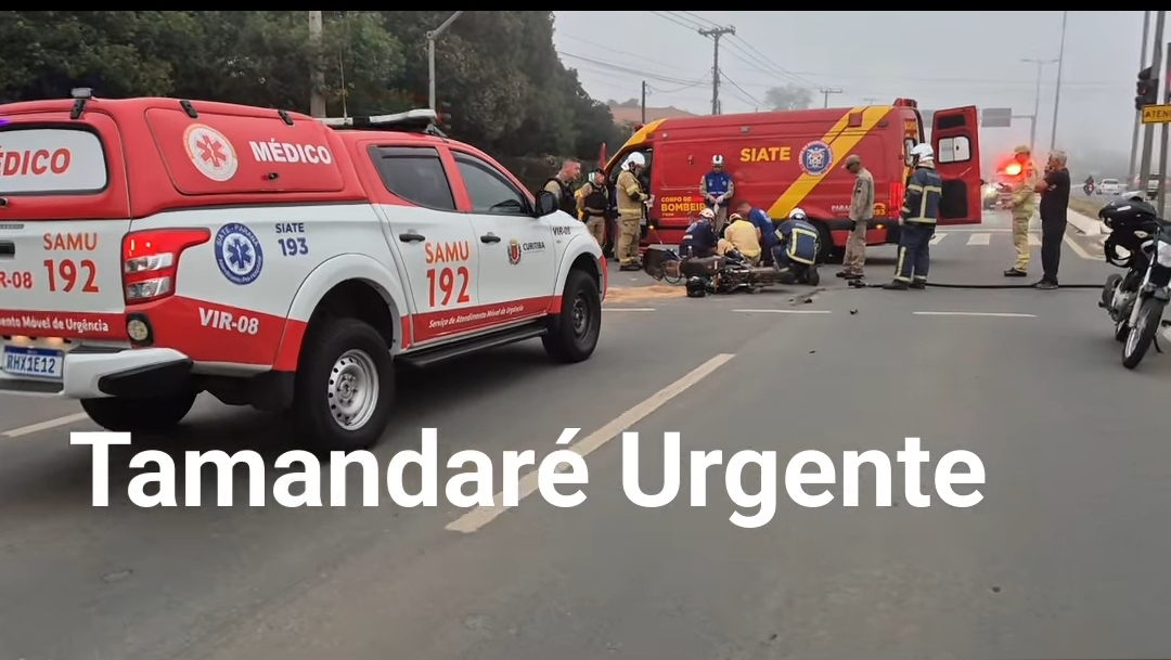 GRAVE ACIDENTE NA RODOVIA DA UVA DEIXA MOTOCICLISTA EM ESTADO CRÍTICO