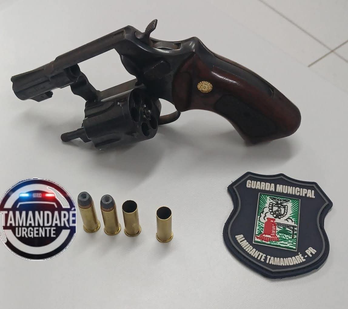 HOMEM É DETIDO APÓS DISPAROS DE ARMA DE FOGO DURANTE BRIGA FAMILIAR EM ALMIRANTE TAMANDARÉ