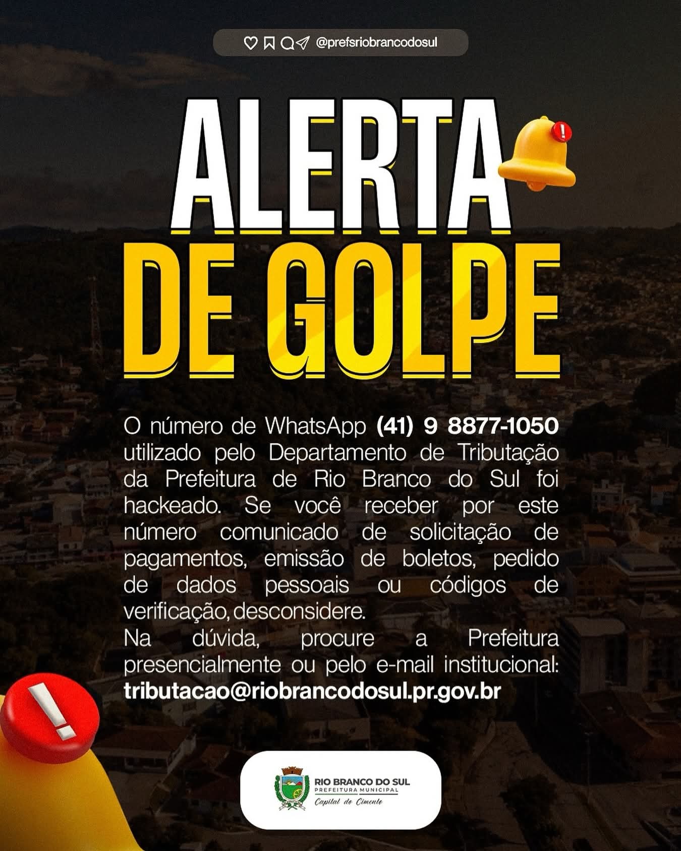 ATENÇÃO, POPULAÇÃO!