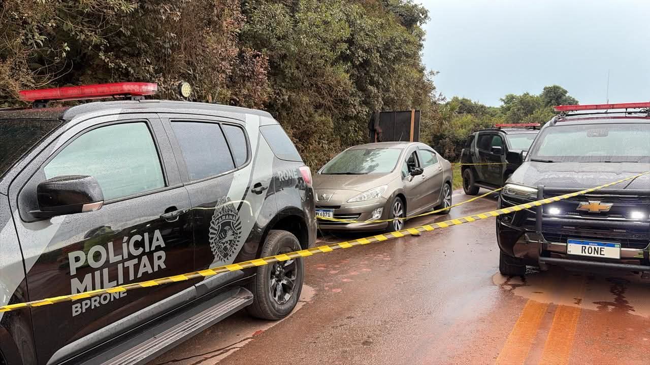 SUSPEITO EM CARRO ROUBADO MORRE EM CONFRONTO COM A RONE EM CAMPO LARGO