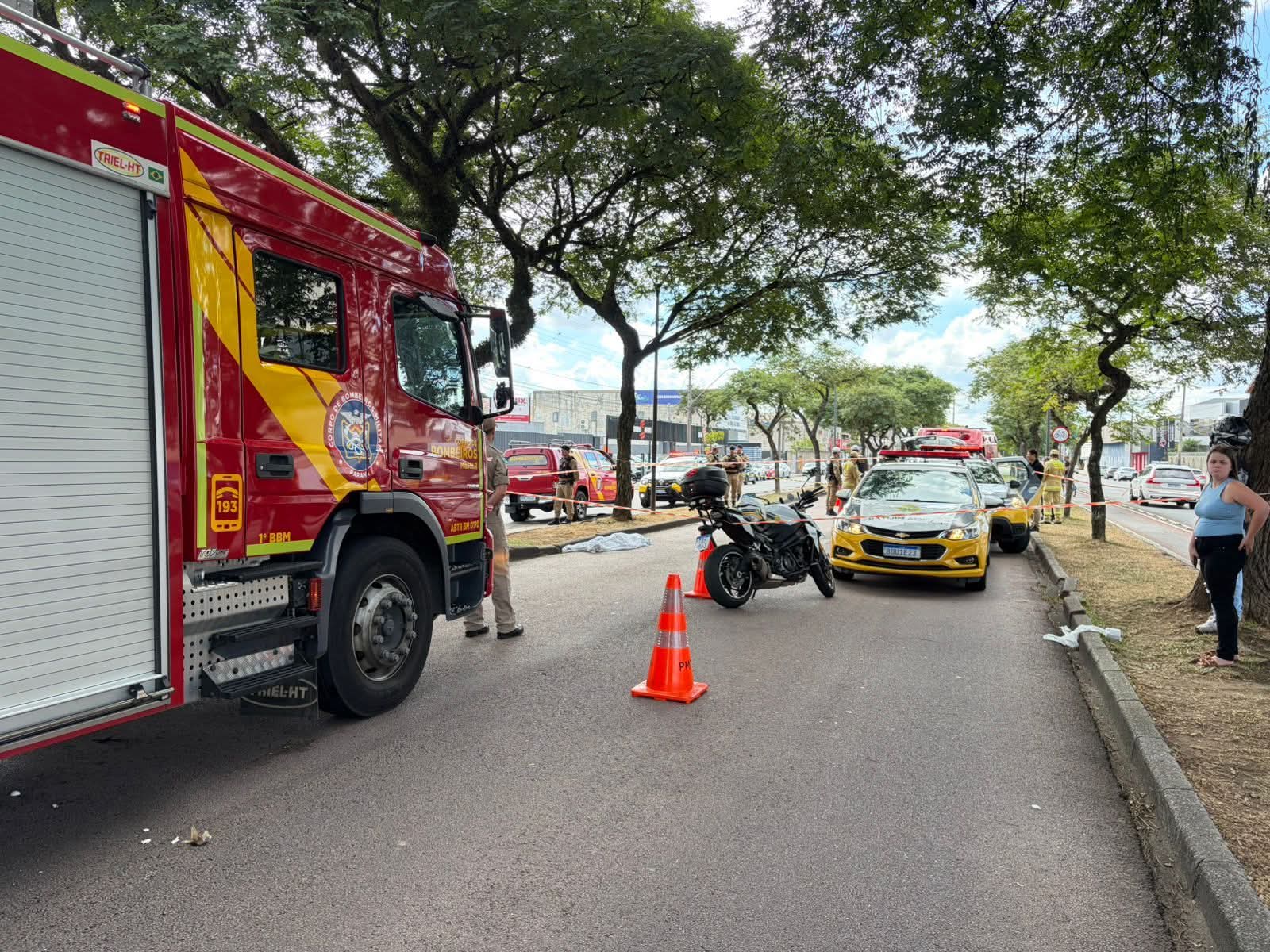 IDOSA MORRE APÓS SER ATROPELADA POR MOTOCICLETA DA PM NO BOQUEIRÃO