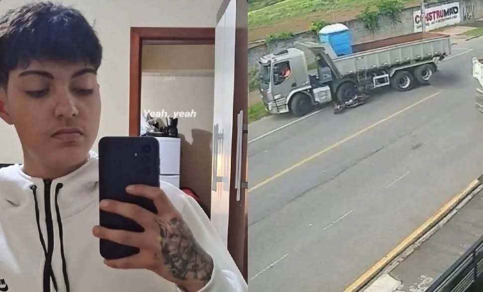 JOVEM DE 18 ANOS MORRE EM TRÁGICO ACIDENTE ENTRE MOTO E CAMINHÃO EM CURITIBA.