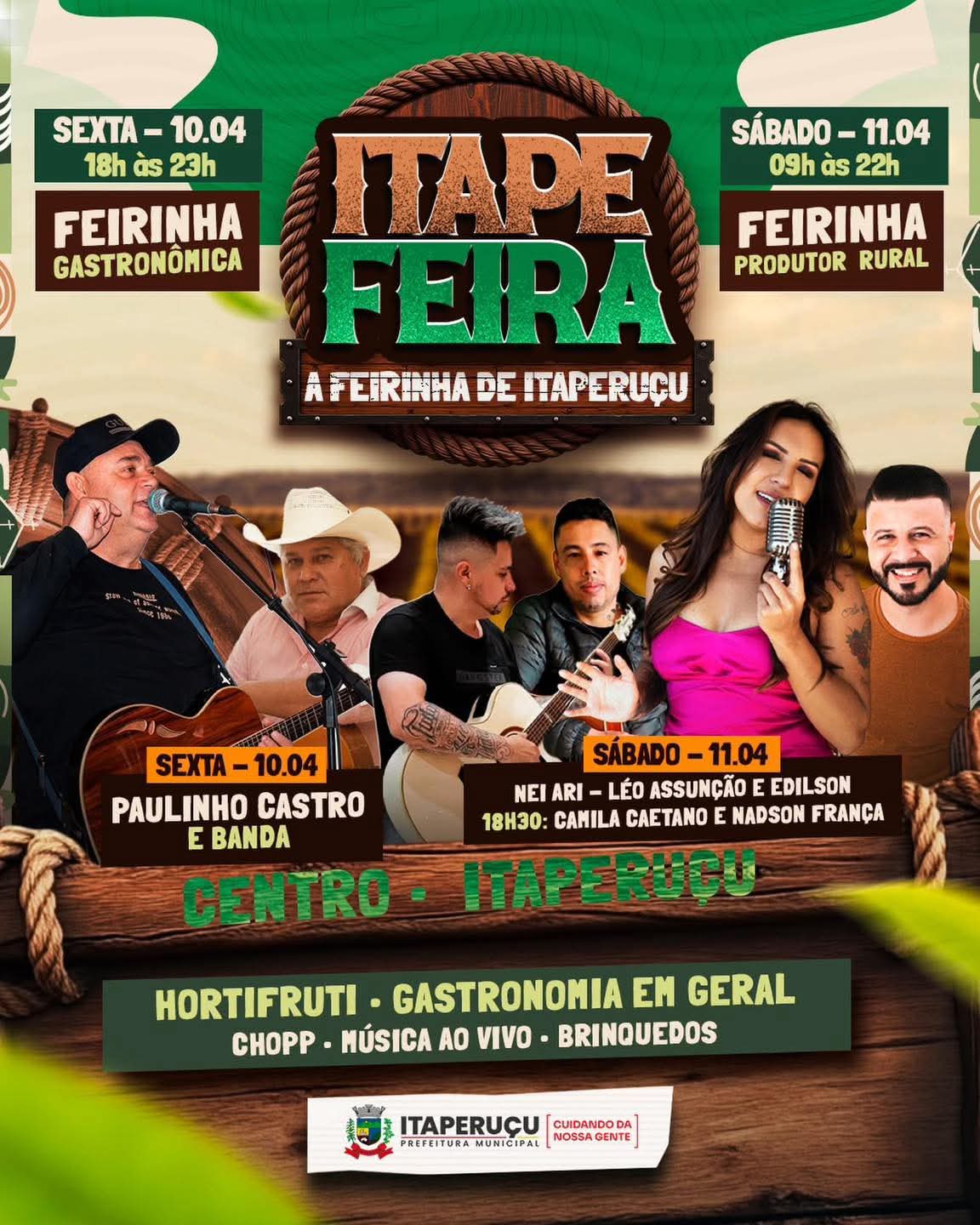 ITAPEFEIRA ACONTECE NESTE FINAL DE SEMANA EM ITAPERUÇU…