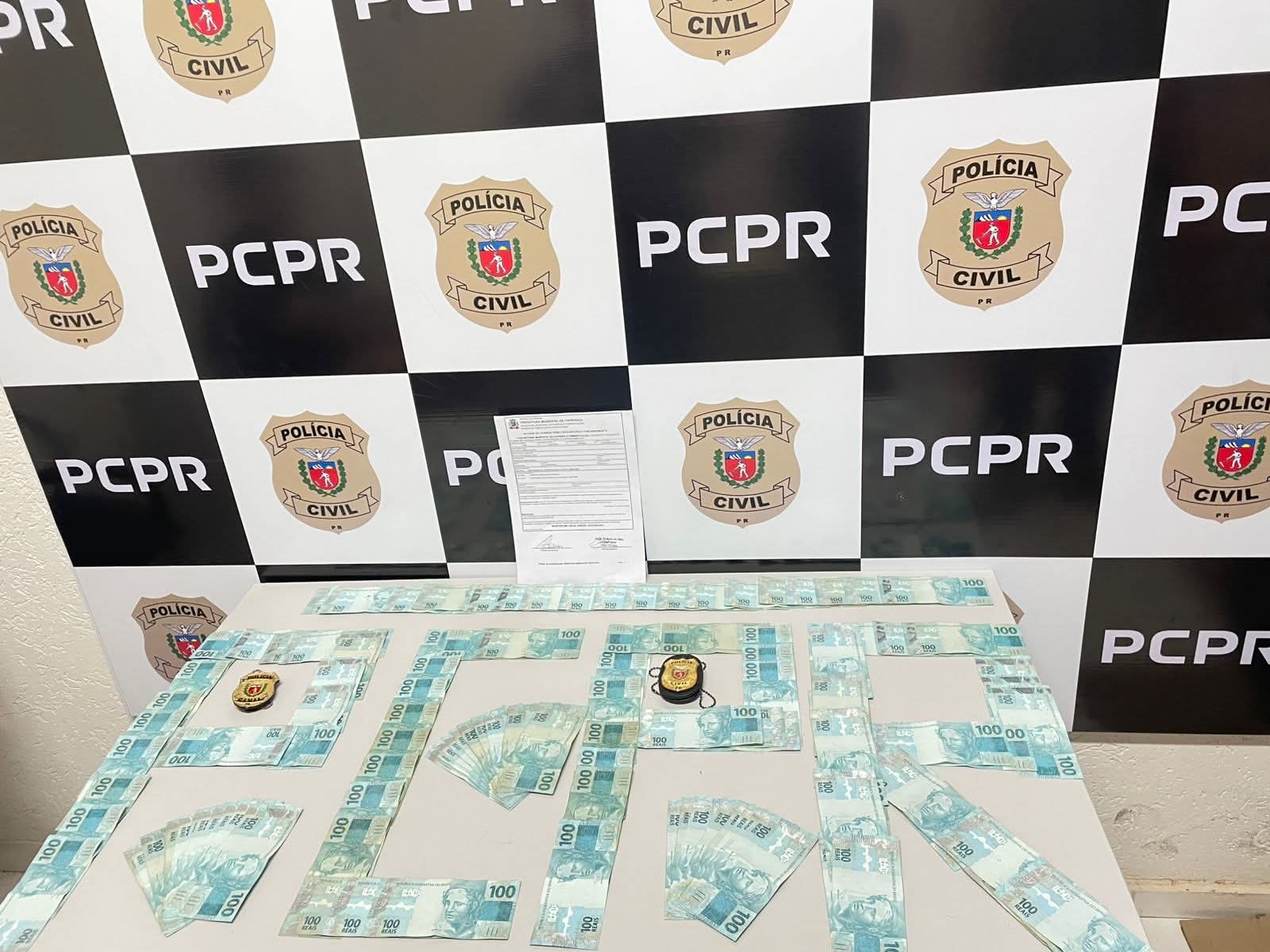 POLÍCIA CIVIL REALIZA PRISÃO EM FLAGRANTE POR ESTELIONATO E USO DE DOCUMENTO FALSO EM ITAPERUÇU