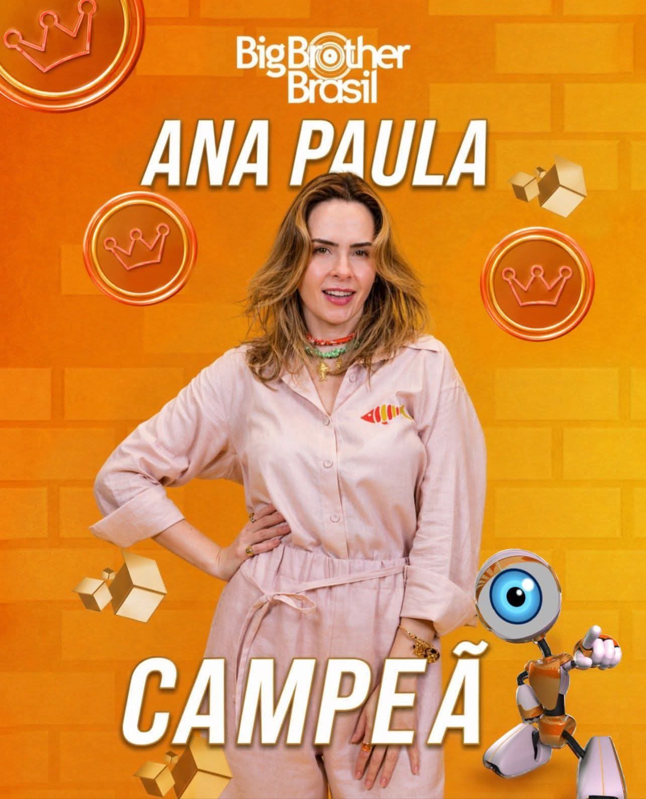 ANA PAULA RENAULT É A GRANDE CAMPEÃ DO BIG BROTHER BRASIL 26!
