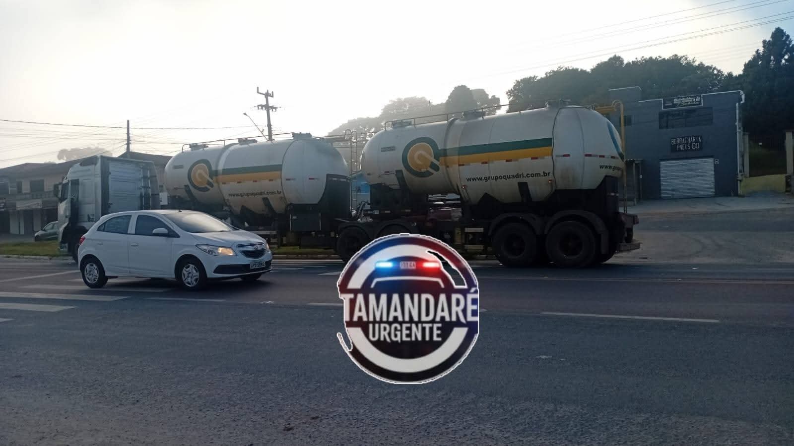 COLISÃO ENTRE CARRO E CAMINHÃO NA RODOVIA DOS MINÉRIOS MOBILIZA ATENDIMENTO