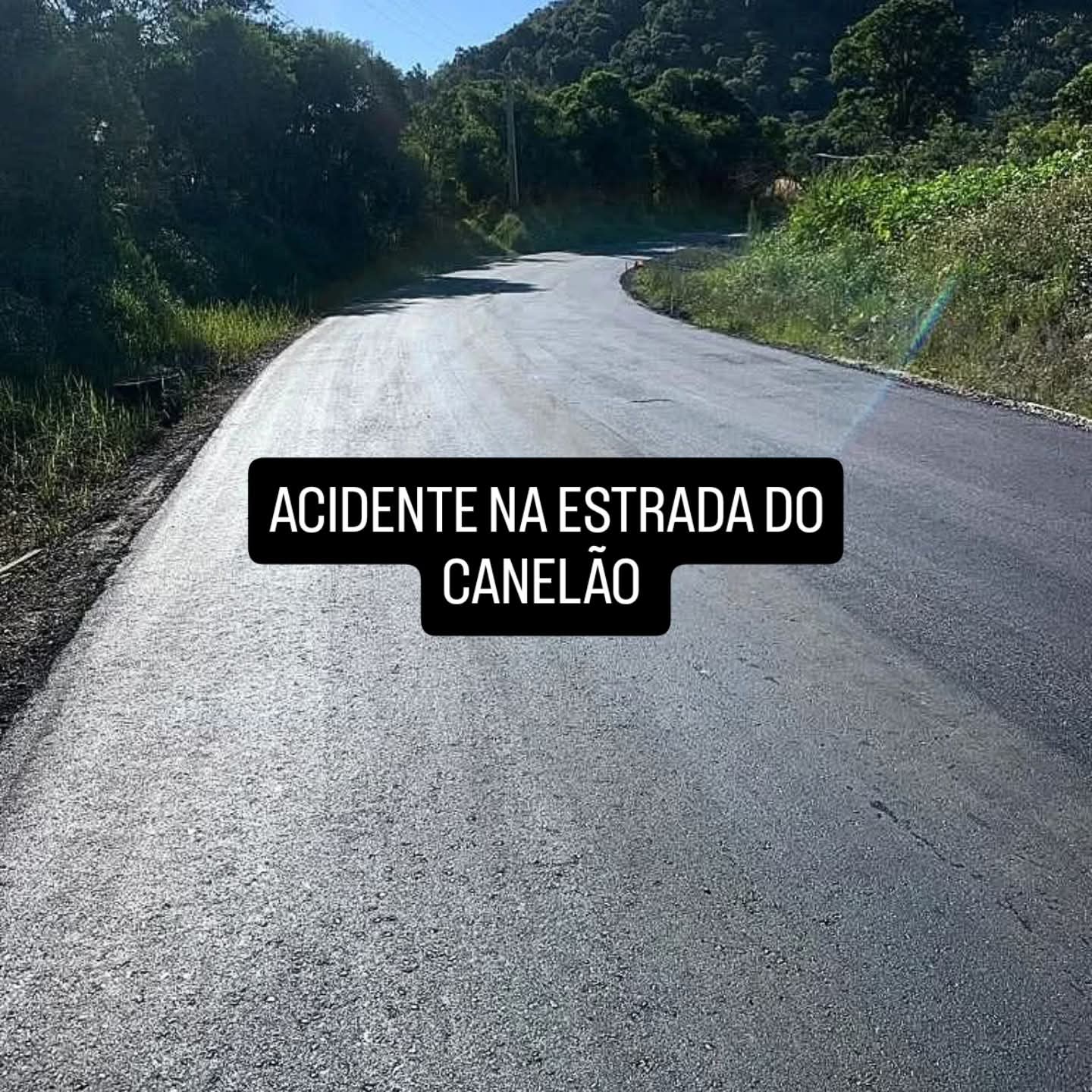 ACIDENTE NA ESTRADA DO CANELÃO