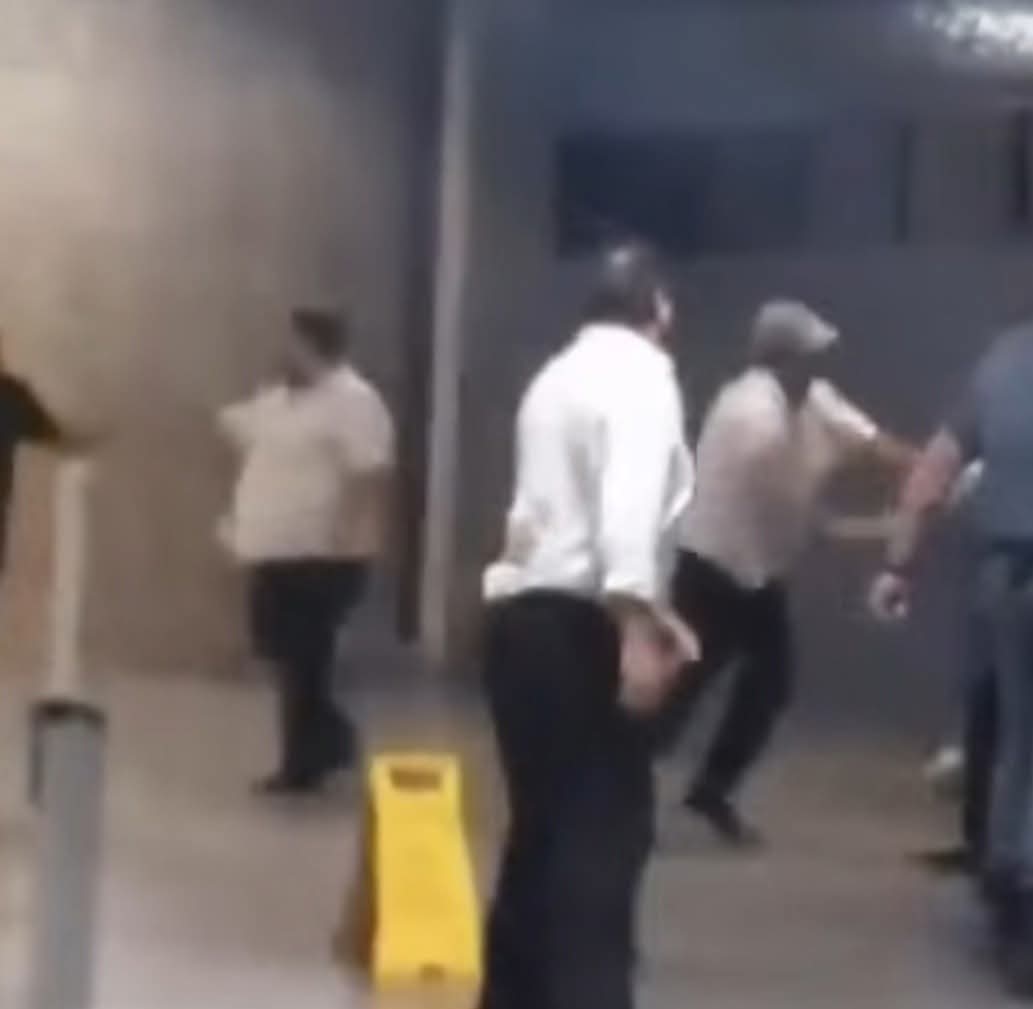 PANCADARIA ENTRE TAXISTAS E MOTORISTAS É REGISTRADA NO AEROPORTO AFONSO PENA.