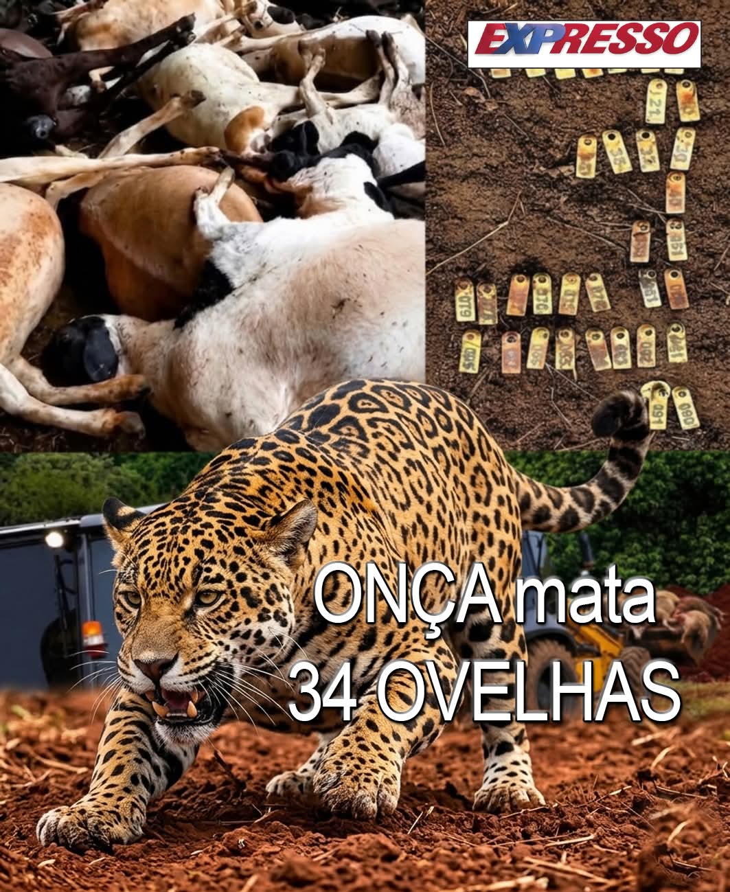 ONÇA M4TA 34 OVELHAS