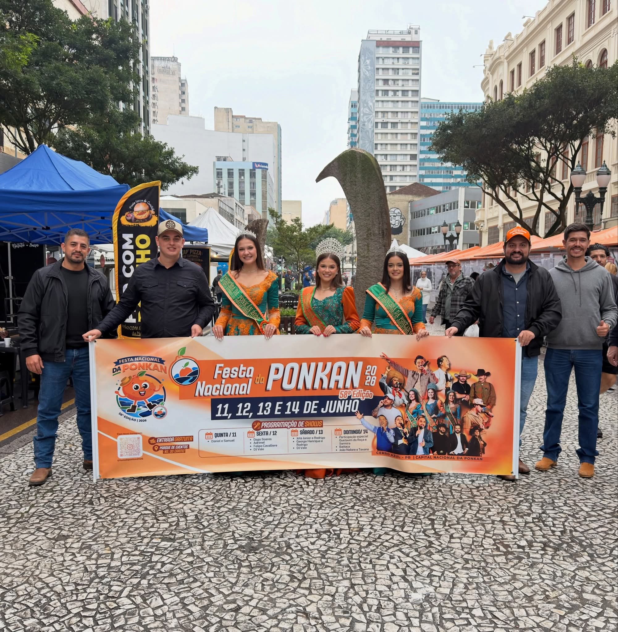 CERRO AZUL LEVA TRADIÇÃO E DIVULGA FESTA DA PONKAN EM EVENTO EM CURITIBA