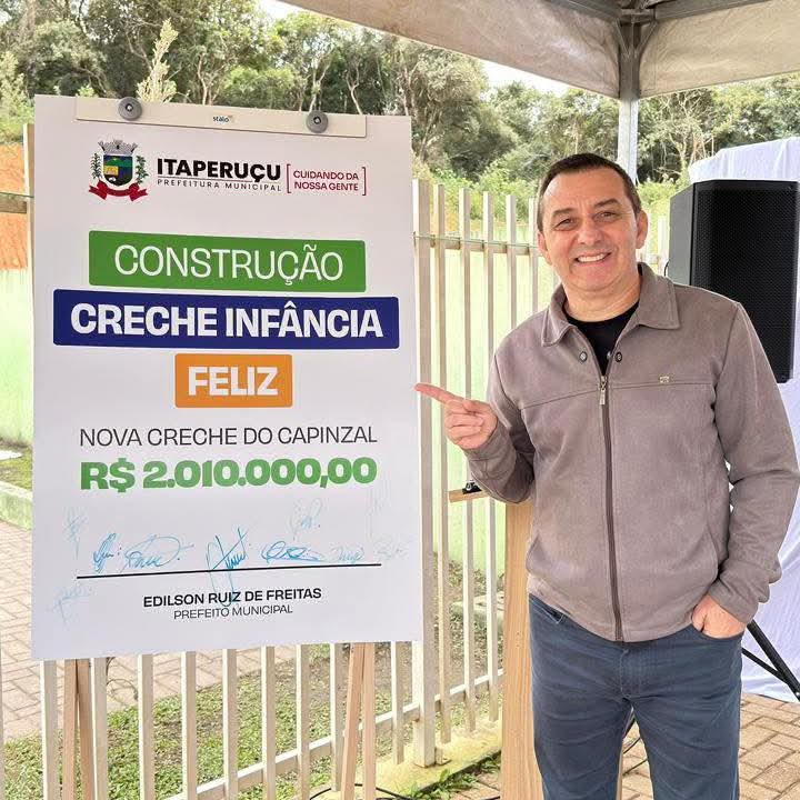 MAIS UMA CRECHE EM ITAPERUÇU