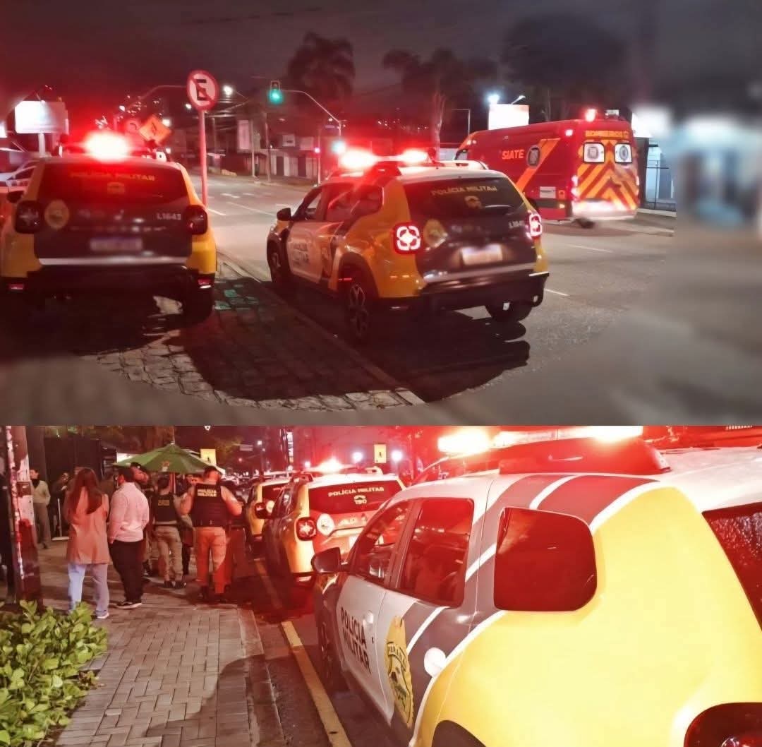 CAPITÃO DA POLÍCIA MILITAR É BALEADO POR COLEGA DE CORPORAÇÃO APÓS DISCUSSÃO EM CURITIBA.