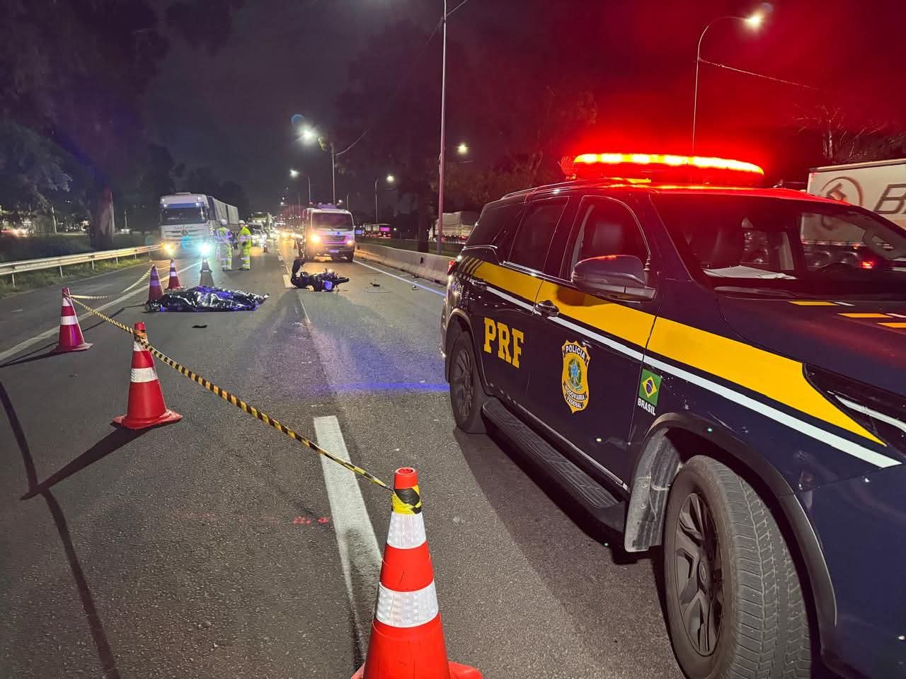 JOVEM MOTOCICLISTA MORRE APÓS ACIDENTE NO CONTORNO SUL, EM CURITIBA