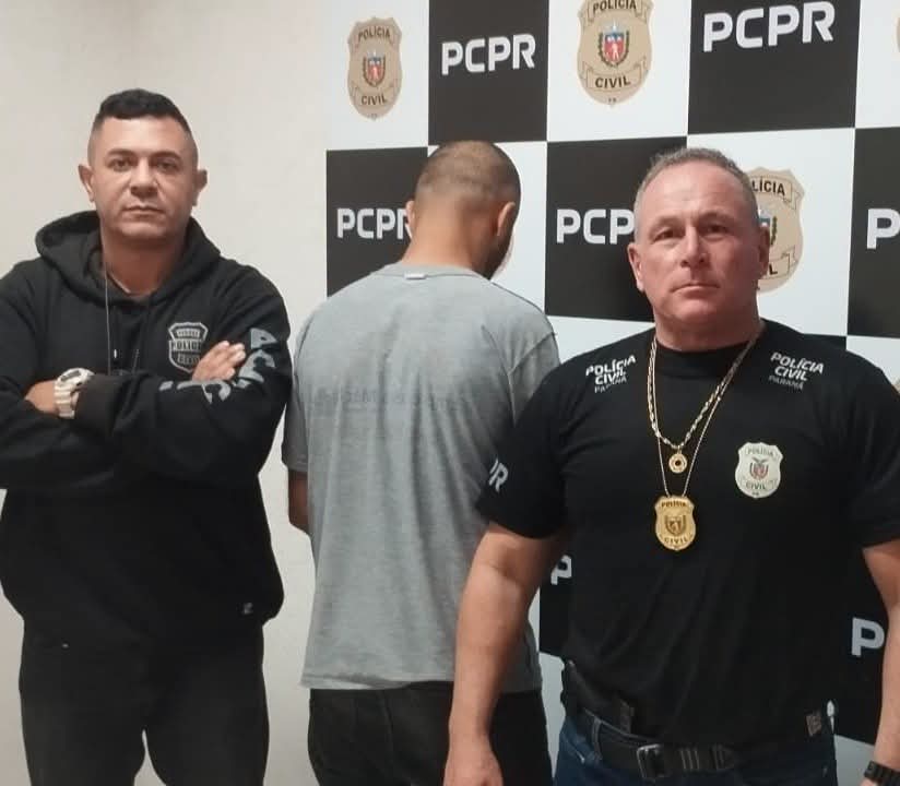 MOTOCICLISTA COM MOTO SEM PLACA TENTA FUGIR DA POLÍCIA E É ENCAMINHADO À DELEGACIA DE RIO BRANCO DO SUL.