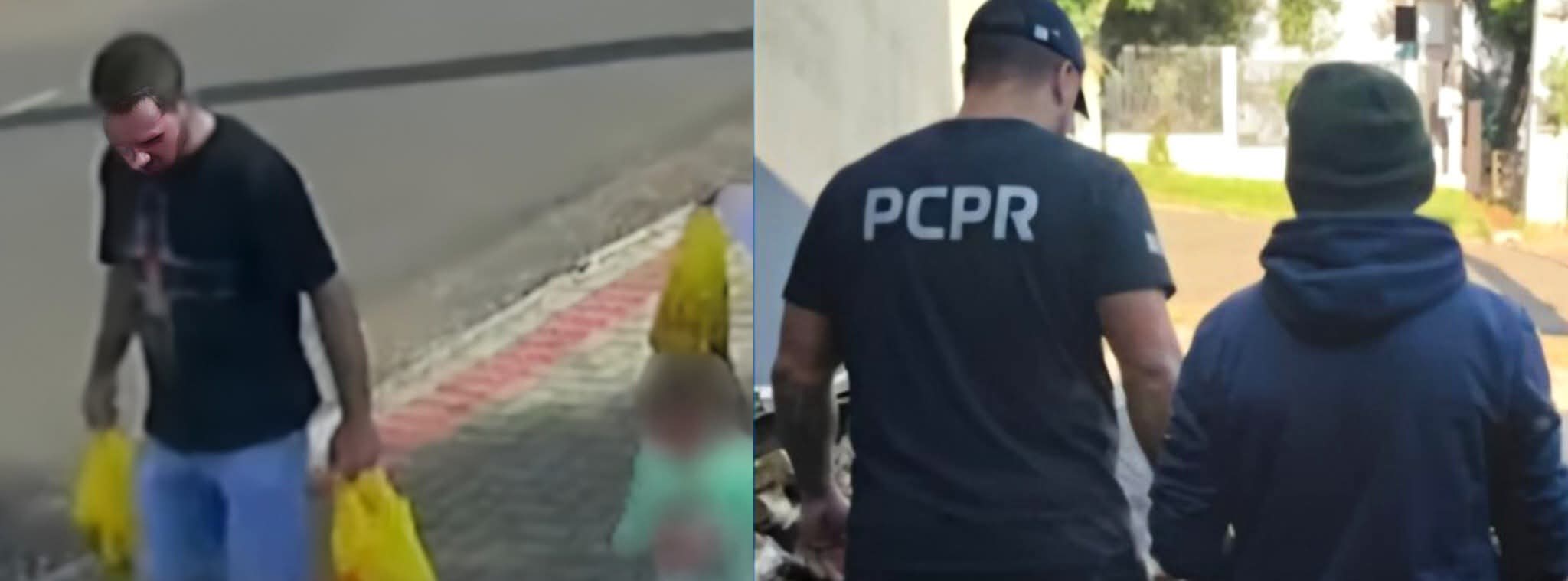 HOMEM É PRESO APÓS CHUTAR FILHA DE TRÊS ANOS EM FRANCISCO BELTRÃO.