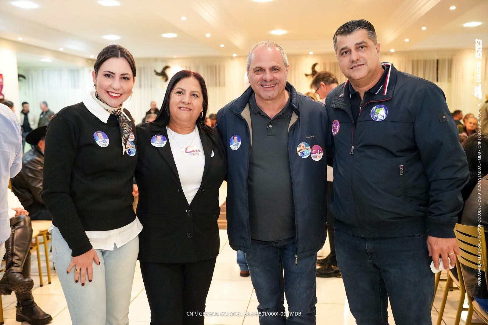 GERSON COLODEL REÚNE LIDERANÇAS E FORTALECE CAMPANHA EM ITAPERUÇU