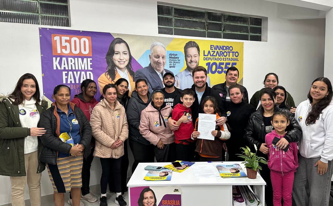 EVANDRO LAZAROTTO ASSINA COMPROMISSO COM A CAUSA AUTISTA EM RIO BRANCO