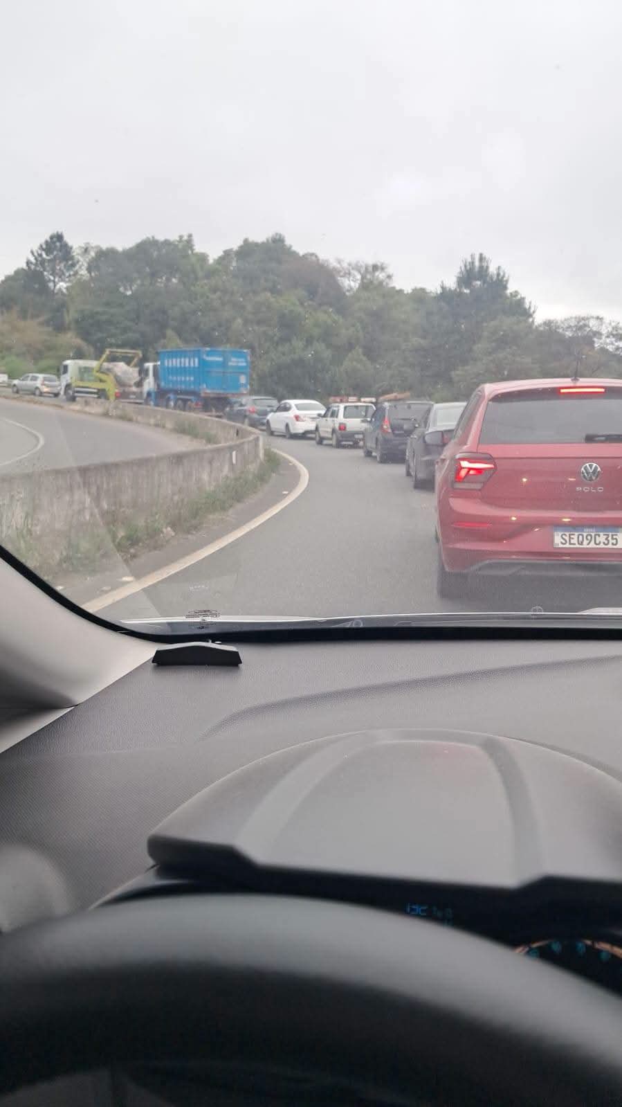 OBRAS NA RODOVIA DOS MINÉRIOS PROVOCAM LONGAS FILAS PELO SEGUNDO DIA CONSECUTIVO
