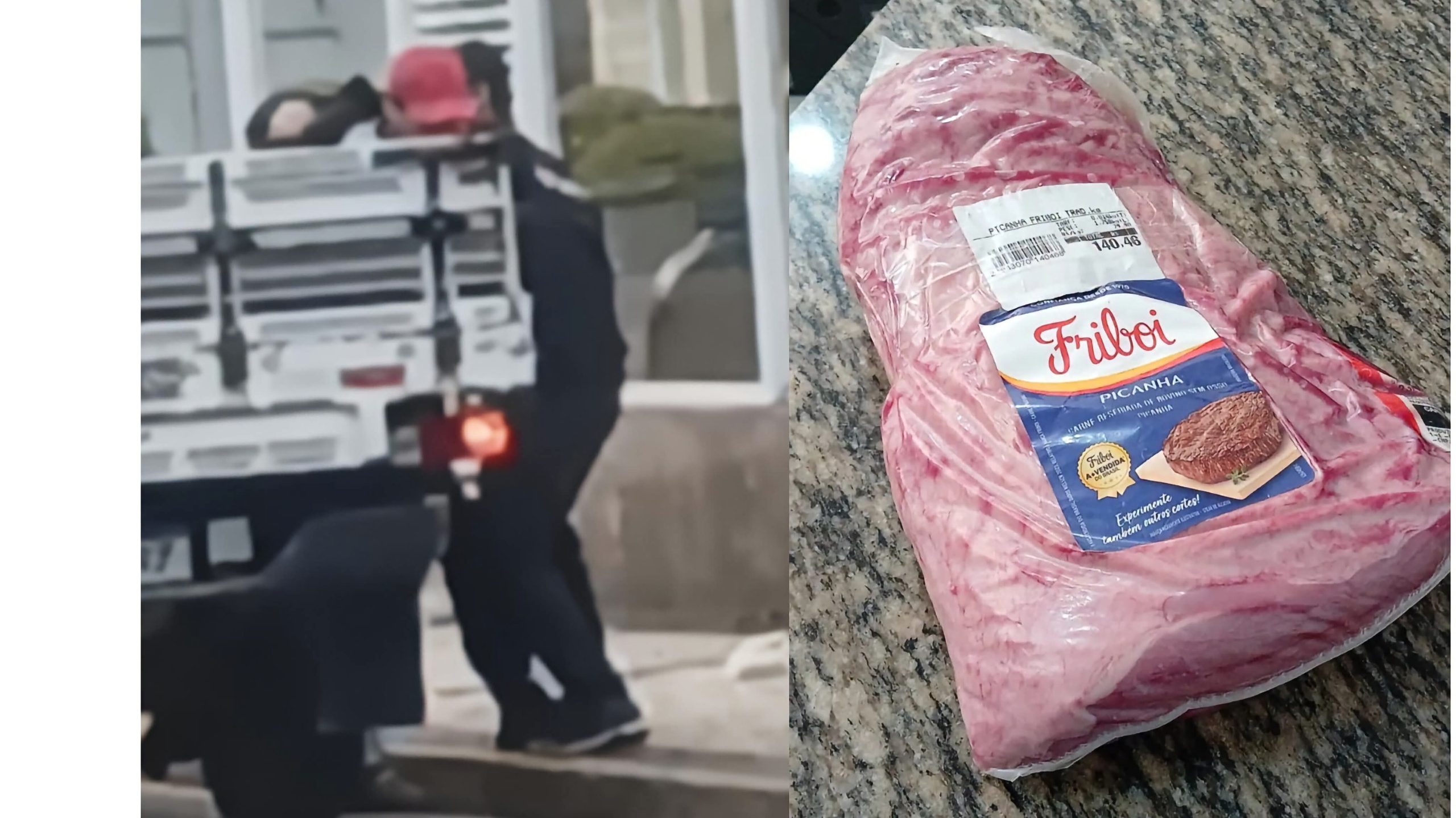HOMEM TENTA ROUBAR PICANHA EM SUPERMERCADO DE RIO BRANCO DO SUL.